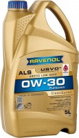 Купить моторное масло Ravenol Arctic Low SAPS ALS 0W-30 5L  по цене от 4171 грн.