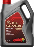 Купити моторне мастило S-Oil Seven Red #9 SN 5W-50 4L  за ціною від 1151 грн.