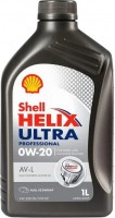 Купити моторне мастило Shell Helix Ultra Professional AV-L 0W-20 1L  за ціною від 603 грн.