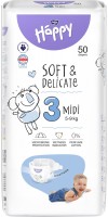 Купить подгузники Bella Baby Happy Soft & Delicate Midi 3 (/ 50 pcs) по цене от 345 грн.