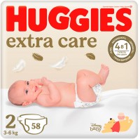 Купить подгузники Huggies Extra Care 2 (/ 58 pcs) по цене от 529 грн.