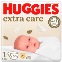 Купити підгузки Huggies Extra Care 1 (/ 50 pcs) за ціною від 469 грн.