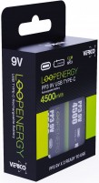 Купить аккумулятор / батарейка Verico Loop Energy 2xKrona 500 mAh USB Type-C: цена от 699 грн.