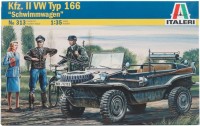 Купить збірна модель ITALERI Kfz. II VW Typ 166 Schwimmwagen (1:35): цена от 592 грн.