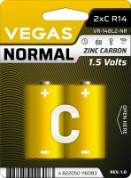 Купить аккумулятор / батарейка Vegas Normal 2xC  по цене от 60 грн.