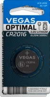 Купити акумулятор / батарейка Vegas Optimal 1xCR2016  за ціною від 50 грн.