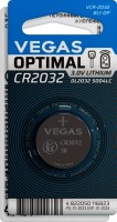 Купити акумулятор / батарейка Vegas Optimal 1xCR2032  за ціною від 50 грн.