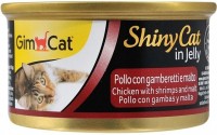 Купити корм для кішок GimCat ShinyCat Jelly Chicken/Shrimps/Malt 70 g  за ціною від 91 грн.