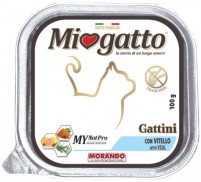 Купить корм для кошек Morando MioGatto Kitten Veal 100 g: цена от 45 грн.