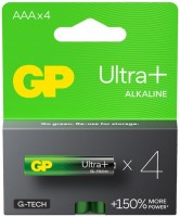 Купить акумулятор / батарейка GP Ultra Plus Alkaline G-Tech 4xAAA: цена от 176 грн.