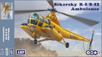 Купить збірна модель AMP Sikorsky R-5/S-51 Ambulance (1:72): цена от 855 грн.