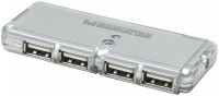 Купить кардридер / USB-хаб MANHATTAN Classic Desing 4 ports USB 2.0: цена от 149 грн.