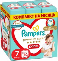 Купити підгузки Pampers Premium Care Pants 7 (/ 80 pcs) за ціною від 1899 грн.