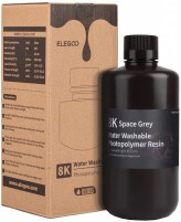 Купити пластик для 3D друку Elegoo Water Washable Resin 8K Space Grey 1kg  за ціною від 2149 грн.