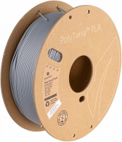 Купить пластик для 3D друку Polymaker PolyTerra PLA Fossil Grey 1kg: цена от 1199 грн.