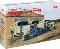 Купити збірна модель ICM Wehrmacht 3-Axle Trucks (1:35)  за ціною від 2488 грн.