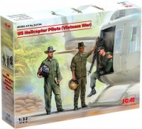 Купити збірна модель ICM US Helicopter Pilots (Vietnam War) (1:32)  за ціною від 450 грн.