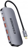Купить кардридер / USB-хаб Essager EHB11-FQ0G-Z: цена от 932 грн.