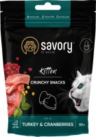 Купить корм для кошек Savory Crunchy Snacks Kitten 50 g  по цене от 103 грн.