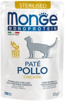 Купить корм для кошек Monge Monoprotein Sterilised Pate Chicken 85 g  по цене от 38 грн.