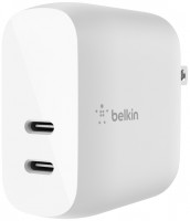 Купити зарядний пристрій Belkin BoostCharge Dual USB-C PD Wall Charger 40W  за ціною від 1535 грн.