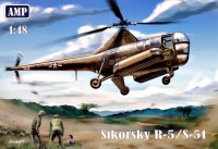 Купить сборная модель AMP Sikorsky R-5/S-51 (1:48)  по цене от 1235 грн.