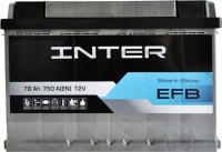 Купить автоаккумулятор Inter EFB по цене от 2050 грн.
