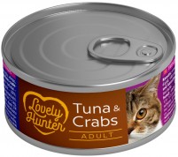 Купити корм для кішок Lovely Hunter Adult Canned Tuna/Crab 85 g  за ціною від 92 грн.