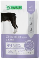 Купити корм для собак Natures Protection Adult Multi-Benefit Chicken/Lamb 100 g  за ціною від 54 грн.