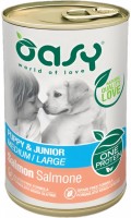Купити корм для собак OASY One Animal Protein Puppy Medium/Large Salmon 400 g  за ціною від 150 грн.