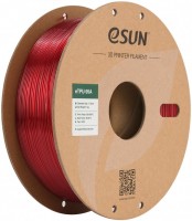 Купити пластик для 3D друку eSUN eTPU-95A Transparent Red 1kg  за ціною від 1319 грн.