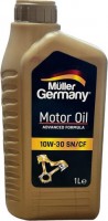 Купить моторне мастило Muller Motor Oil 10W-30 SN/CF 1L: цена от 200 грн.