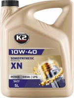 Купити моторне мастило K2 Motor Oil 10W-40 XN 5L  за ціною від 921 грн.