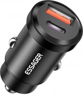 Купити зарядний пристрій Essager USB A + Type-C Car Charger 30W  за ціною від 220 грн.
