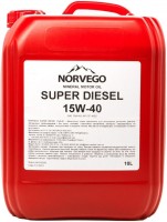 Купити моторне мастило Norvego Super Diesel 15W-40 10L  за ціною від 1092 грн.