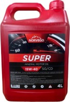 Купити моторне мастило Norvego Super 15W-40 4L  за ціною від 451 грн.