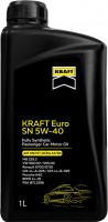 Купить моторное масло Kraft Euro SN 5W-40 1L: цена от 261 грн.