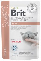 Купить корм для кошек Brit Renal Cat Salmon Pouch 85 g  по цене от 62 грн.