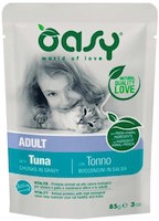 Купити корм для кішок OASY Lifestage Adult Tuna Pouch 85 g  за ціною від 47 грн.