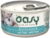 Купити корм для кішок OASY Natural Range Adult Trout 85 g  за ціною від 50 грн.