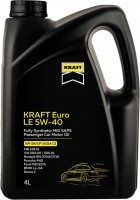 Купити моторне мастило Kraft Euro LE 5W-40 4L  за ціною від 1004 грн.