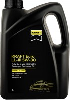 Купити моторне мастило Kraft Euro LL-III 5W-30 4L  за ціною від 1114 грн.