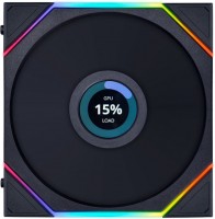 Купити система охолодження Lian Li Uni Fan Reverse TL140 LCD Black  за ціною від 2899 грн.