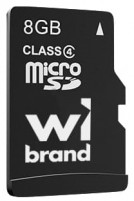 Купити карта пам'яті Wibrand microSD Class 4 + Adapter (microSDHC Class 4 + Adapter 8Gb) за ціною від 99 грн.