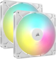 Купити система охолодження Corsair RS140 ARGB White Dual Pack за ціною від 2072 грн.