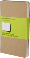 Купить блокнот Moleskine Set of 3 Plain Cahier Journals Pocket Kraft Brown  по цене от 205 грн.