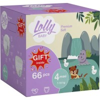 Купити підгузки Lolly Premium Soft Set 4 (/ 66 pcs) за ціною від 710 грн.