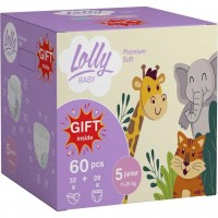 Купити підгузки Lolly Premium Soft Set 5 (/ 60 pcs) за ціною від 748 грн.