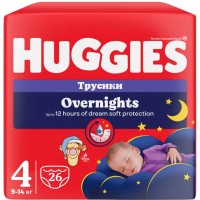 Купити підгузки Huggies Overnites Pants 4 (/ 26 pcs) за ціною від 399 грн.