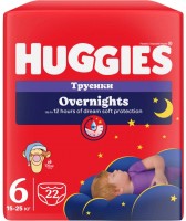 Купити підгузки Huggies Overnites Pants 6 (/ 22 pcs) за ціною від 369 грн.